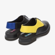 Camper Twins Womens Formal Shoes US-28994 Black / Blue / Yellow Online